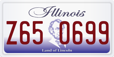 IL license plate Z650699