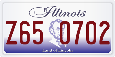 IL license plate Z650702