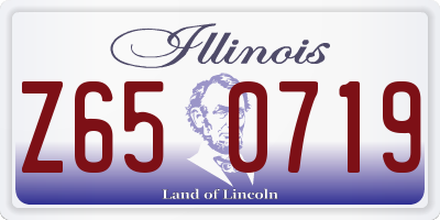IL license plate Z650719