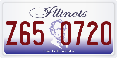 IL license plate Z650720