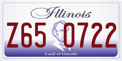 IL license plate Z650722