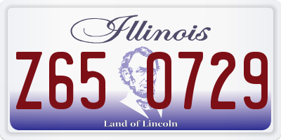 IL license plate Z650729