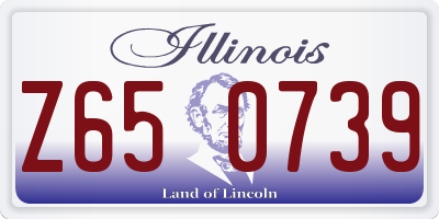 IL license plate Z650739