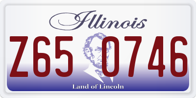 IL license plate Z650746