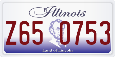 IL license plate Z650753