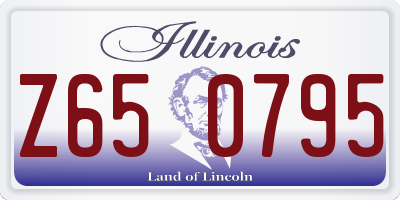IL license plate Z650795