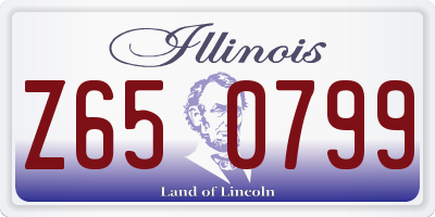 IL license plate Z650799