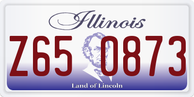 IL license plate Z650873