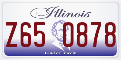 IL license plate Z650878