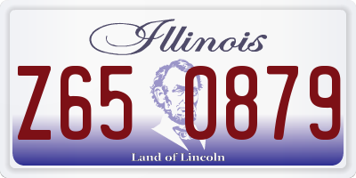 IL license plate Z650879