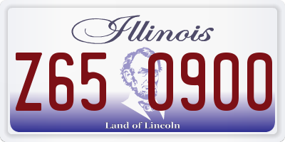 IL license plate Z650900