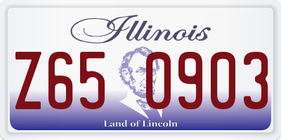 IL license plate Z650903