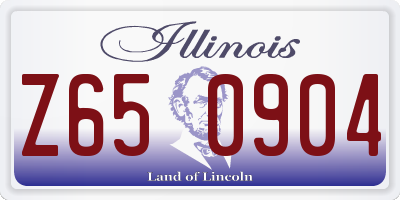 IL license plate Z650904
