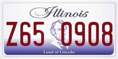 IL license plate Z650908