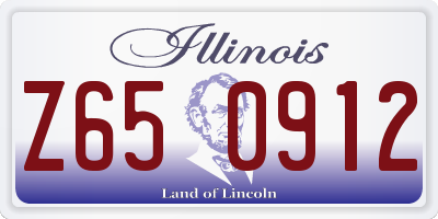 IL license plate Z650912