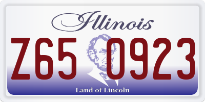 IL license plate Z650923