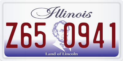 IL license plate Z650941