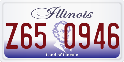 IL license plate Z650946