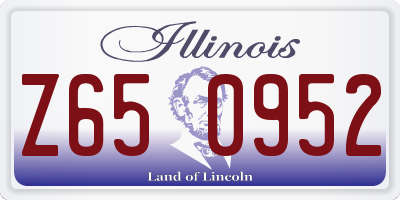 IL license plate Z650952