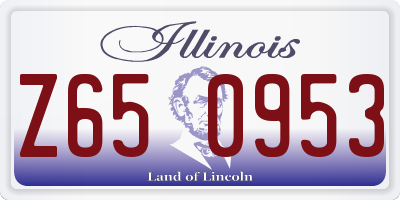 IL license plate Z650953