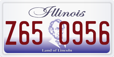 IL license plate Z650956