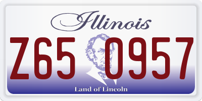 IL license plate Z650957