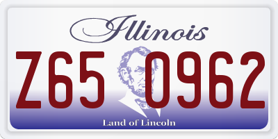 IL license plate Z650962