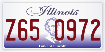 IL license plate Z650972