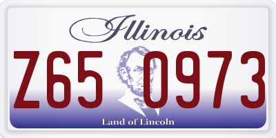 IL license plate Z650973