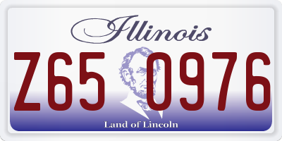 IL license plate Z650976