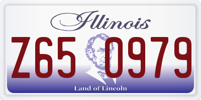 IL license plate Z650979