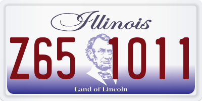 IL license plate Z651011