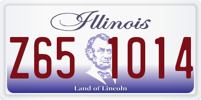 IL license plate Z651014