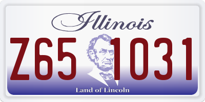 IL license plate Z651031