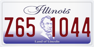 IL license plate Z651044