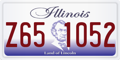IL license plate Z651052