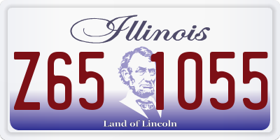 IL license plate Z651055
