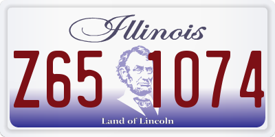 IL license plate Z651074