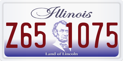 IL license plate Z651075
