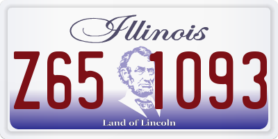 IL license plate Z651093
