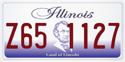 IL license plate Z651127