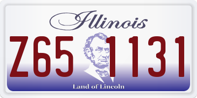 IL license plate Z651131