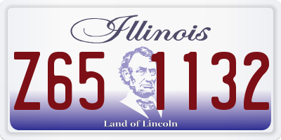 IL license plate Z651132