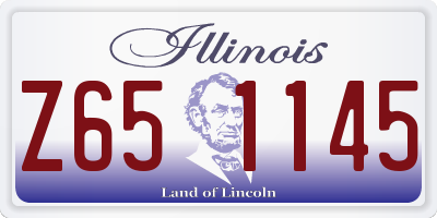 IL license plate Z651145