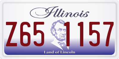 IL license plate Z651157
