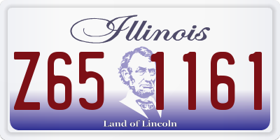 IL license plate Z651161