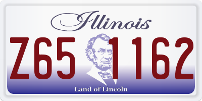 IL license plate Z651162