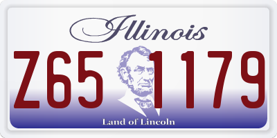 IL license plate Z651179