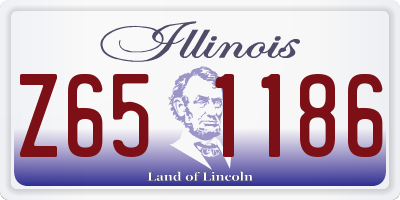 IL license plate Z651186