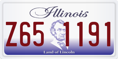 IL license plate Z651191